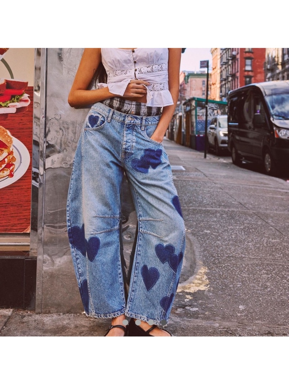 Free People Good Luck Barrel Jeans